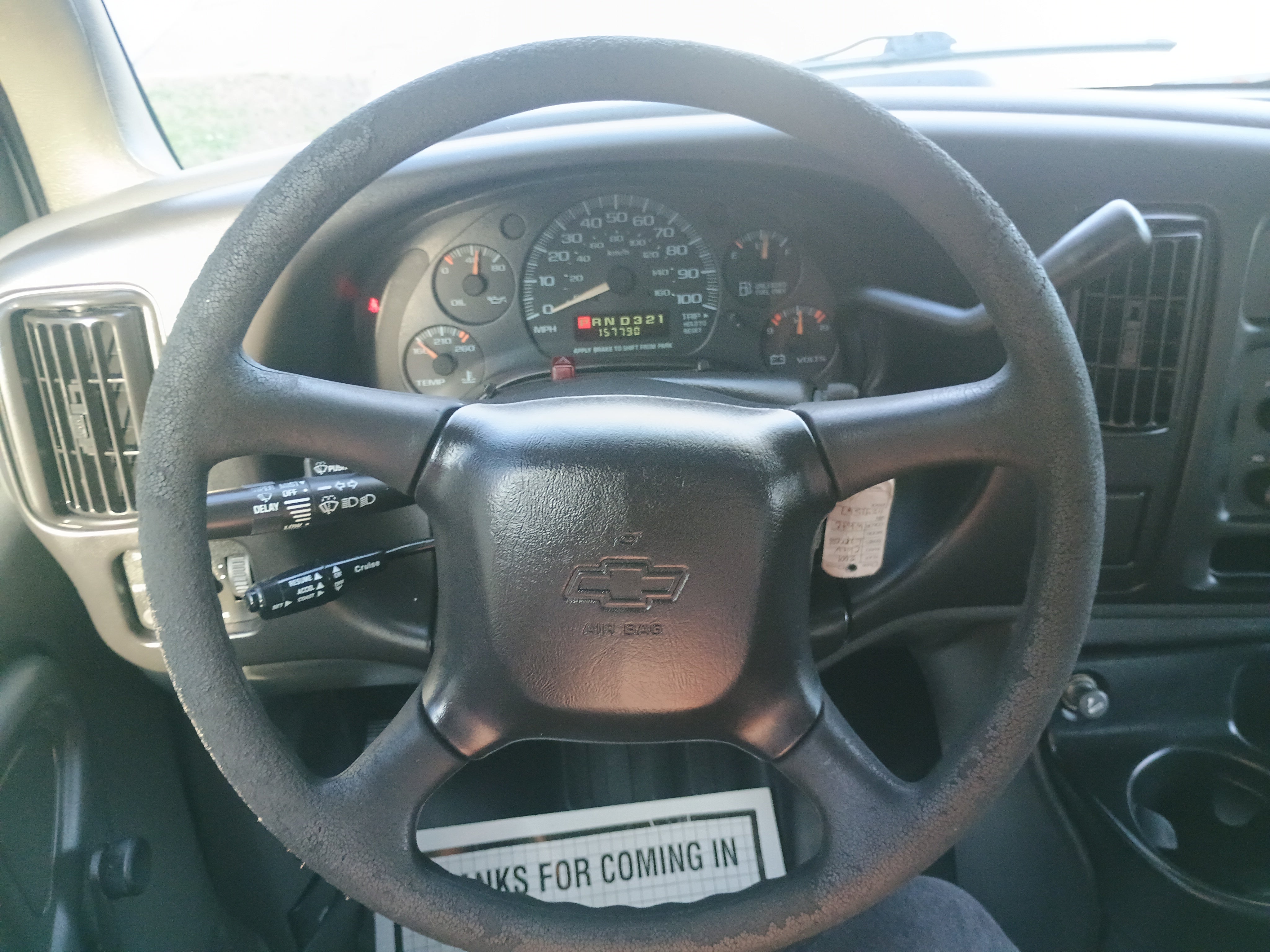 2001 Chevrolet Express Cargo 2500 NA